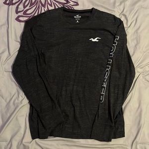 XL Hollister long sleeve curved hem t-shirt